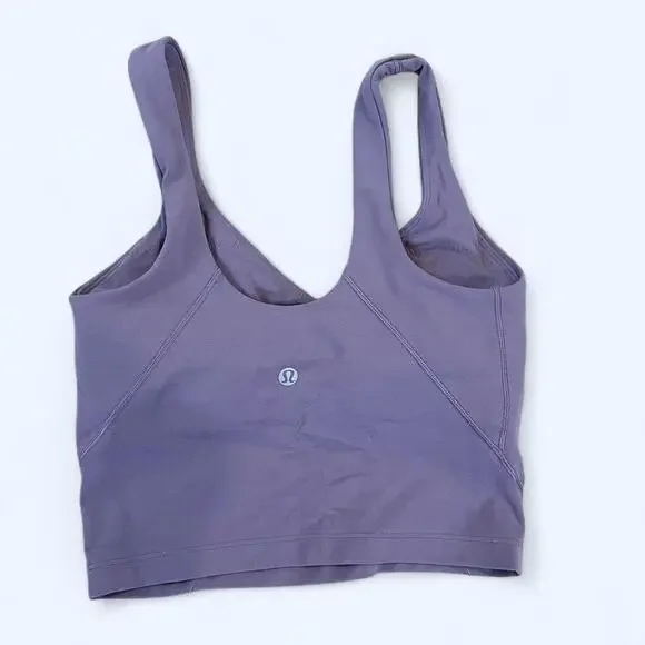 lululemon athletica Lavender V-Neck Crop Tank Top - Picture 4 of 5